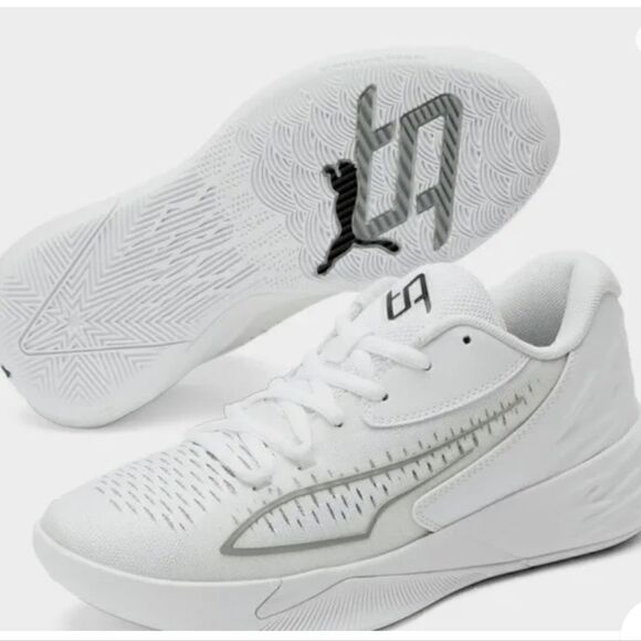 PUMA Womens Stewie 1 Team Basketball Sneakers Shoes - White - Picture 1 of 10